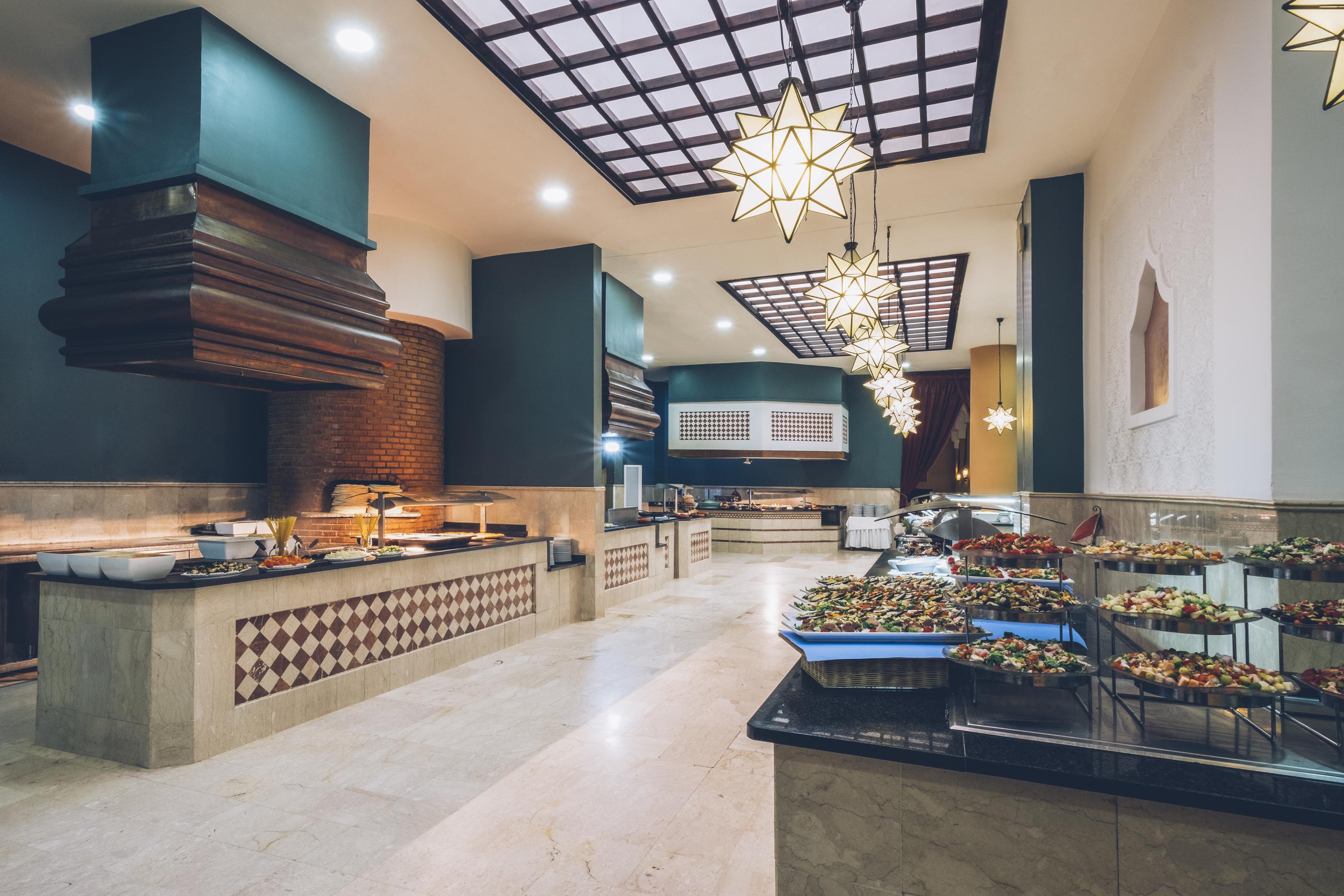 伊波罗之星度假酒店 Saïdia 外观 照片 The buffet at the hotel